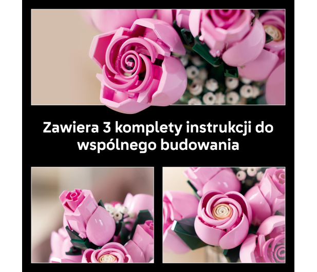 LEGO BOTANICALS 10374 Bukiet różowych róż - 1473598 - zdjęcie 13